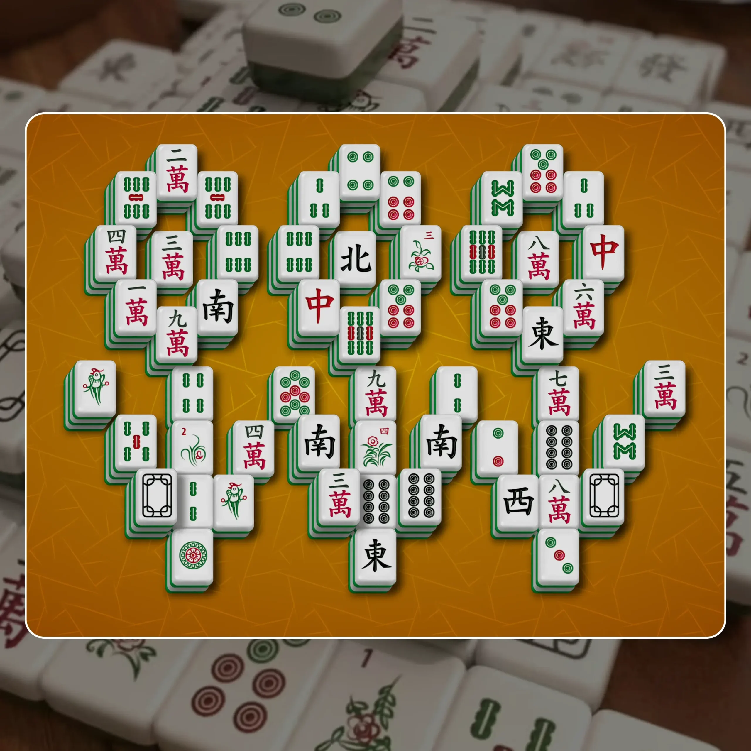 Die vielfältigen Layouts in Mahjong Solitaire sorgen dafür, dass das Spiel immer frisch und abwechslungsreich bleibt.