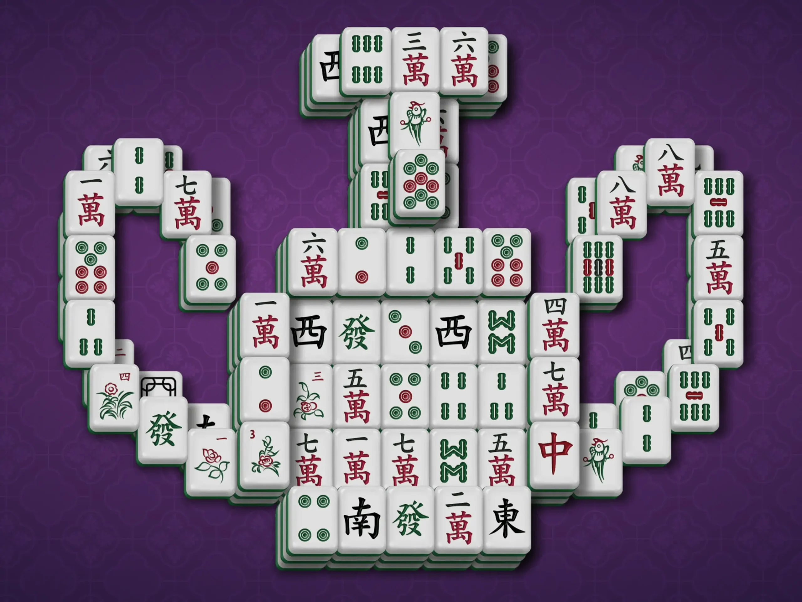 Dragon-Layout mit einer langen, geschwungenen Anordnung wie ein Drachenkörper